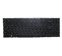 Laptop Monochrome Backlit Keyboard For MSI CreatorPro M17-A12U Series M17 A12UKS A12UJS A12UIS Russian RU Black New