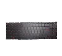 Laptop Monochrome Backlit Keyboard For MSI GL76 Creator M16 M16 A11UC A11UD A11UX A12UC United Kingdom UK Red Without Frame