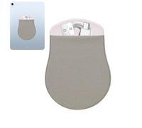 Laptop Mouse Holder - Reusable Adhesive Mouse Pocket, Elastic No Glue Sleeve, Lightweight Stick on Storage Bag | Pouch for Office Laptops, Travel Bags, School, Workstations, Daily Use