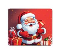 Laptop Mouse Pad Waterproof Non-Slip Santa Claus Gifts Mouse Mat for Women Desk Mat Portable Gaming Mat for Office Home One Size