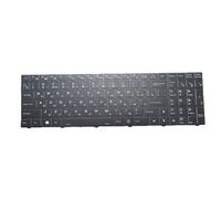 Laptop No Backlit Paper Keyboard For CLEVO PC50DC PC50DC-D PC50DD2 PC50DD2-D PC50DF1 PC50DF1-D PC50DN2 PC50DN2-D Russian RU Black Frame New
