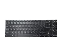 Laptop No Backlit Paper Keyboard For MSI Pulse GL76 GL76-11U 9Z.NK1BN.B0R NSK-FG0BBN 0R S1N3ERU2U2D10 Russian RU Black Without Frame