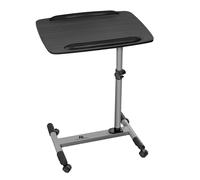 Laptop Projector Trolley Portable Desk with Wheels Adjustable Height Tilt Sturdy