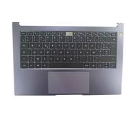 Laptop PalmRest&keyboard For Honor MagicBook 14 NDR-WFE9HN Gray Top Case French FR Black keyboard With Touchpad