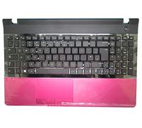 Laptop PalmRest&keyboard For Samsung NP300E5A 300E5A United Kingdom UK BA75-03615A With Touchpad Red New