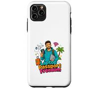 Laptop Passport Freedom Digital Nomad Travel Design Case for iPhone 11 Pro Max