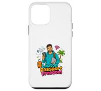 Laptop Passport Freedom Digital Nomad Travel Design Case for iPhone 12 mini