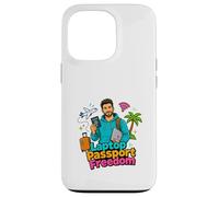 Laptop Passport Freedom Digital Nomad Travel Design Case for iPhone 13 Pro