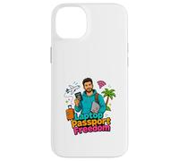 Laptop Passport Freedom Digital Nomad Travel Design Case for iPhone 14 Plus