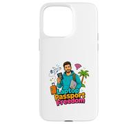 Laptop Passport Freedom Digital Nomad Travel Design Case for iPhone 15 Pro Max