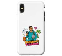 Laptop Passport Freedom Digital Nomad Travel Design Case for iPhone X/XS