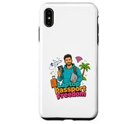 Laptop Passport Freedom Digital Nomad Travel Design Case for iPhone XS Max