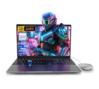 Laptop PC 16GB RAM LPDDR4 512GB SSD PC 15.6 inch UHD Netbook Celeron N5095 Processor Computer with Touch ID WiFi5 Bluetooth 4.2 USB 3.0