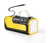 Laptop Power Bank,70,000mAh Portable Charger with 100W USB-C Ports, Built-in and Retractable Cables,100W Input, Fast Charging for MacBook Pro/Air/iPhone 16/iPad Pro/Galaxy S25 Ultra (Yellow)