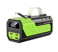 Laptop Power Bank,80,000mAh Portable Charger with 100W USB-C Ports, Built-in and Retractable Cables,100W Input, Fast Charging for MacBook Pro/Air/iPhone 16/iPad Pro/Galaxy S25 Ultra (green)