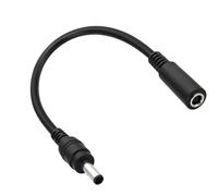 Laptop Power Cable Extension 4.5x3.0 with Molded End Relief | Routine Adapter Connection At the Extension, Specific Listed Laptop Compatibility, Black Male-to-Female Cable