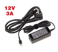 Laptop Power Supply 12V 3A Square Connector - For Lenovo ThinkPad