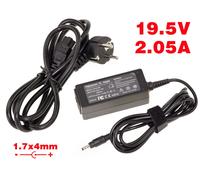Laptop Power Supply 19.5V 2.05A Connector 1.7X4MM - Compatible With HP