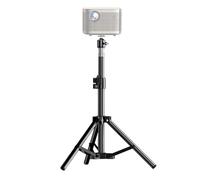 Laptop Projector Tripod - Universal Floor Stand with Swivel Tray, Telescopic Rack | Compact Tripod Holder for Bedside Office Studio Presentation, Portable AV Gear Mount for Travel Setup