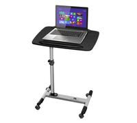 Laptop Projector Trolley Portable Desk with Wheels Adjustable Height Tilt Sturdy