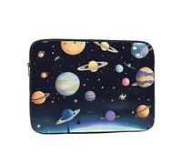 Laptop Protective Sleeve, Durable Shockproof Protective Computer Portable Bag Suitable for MacBook, hp, asus/dell, Lenovo, acer and Other Laptop Inner Sleeves Saturn Jupiter Earth