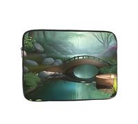 Laptop Protective Sleeve, Durable Shockproof Protective Computer Portable Bag Suitable for MacBook, hp, asus/dell, Lenovo, acer and Other Laptop Inner Sleeves Little Bridge in The East