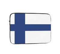 Laptop Protective Sleeve, Durable Shockproof Protective Computer Portable Bag Suitable for MacBook, hp, asus/dell, Lenovo, acer and Other Laptop Inner Sleeves Finnish Flag