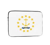 Laptop Protective Sleeve, Durable Shockproof Protective Computer Portable Bag Suitable for MacBook, hp, asus/dell, Lenovo, acer and Other Laptop Inner Sleeves Rhode Island State Flag