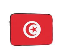 Laptop Protective Sleeve, Durable Shockproof Protective Computer Portable Bag Suitable for MacBook, hp, asus/dell, Lenovo, acer and Other Laptop Inner Sleeves Tunisian Flag