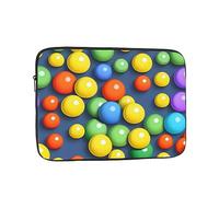 Laptop Protective Sleeve, Durable Shockproof Protective Computer Portable Bag Suitable for MacBook, hp, asus/dell, Lenovo, acer and Other Laptop Inner Sleeves Colorful Balls