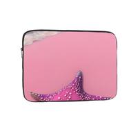 Laptop Protective Sleeve, Durable Shockproof Protective Computer Portable Bag Suitable for MacBook, hp, asus/dell, Lenovo, acer and Other Laptop Inner Sleeves Pink Sand Beach