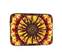 Laptop Protective Sleeve, Durable Shockproof Protective Computer Portable Bag Suitable for MacBook, hp, asus/dell, Lenovo, acer and Other Laptop Inner Sleeves Turning The Flame