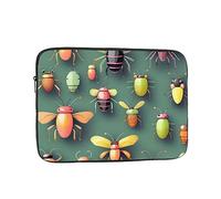 Laptop Protective Sleeve, Durable Shockproof Protective Computer Portable Bag Suitable for MacBook, hp, asus/dell, Lenovo, acer and Other Laptop Inner Sleeves Insect Atlas