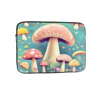 Laptop Protective Sleeve, Durable Shockproof Protective Computer Portable Bag Suitable for MacBook, hp, asus/dell, Lenovo, acer and Other Laptop Inner Sleeves Pretty Little Mushrooms