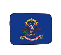 Laptop Protective Sleeve, Durable Shockproof Protective Computer Portable Bag Suitable for MacBook, hp, asus/dell, Lenovo, acer and Other Laptop Inner Sleeves North Dakota State Flag