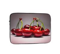 Laptop Protective Sleeve, Durable Shockproof Protective Computer Portable Bag Suitable for MacBook, hp, asus/dell, Lenovo, acer and Other Laptop Inner Sleeves Chilean Cherries
