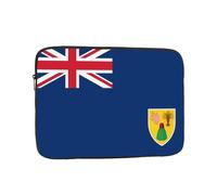 Laptop Protective Sleeve, Durable Shockproof Protective Computer Portable Bag Suitable for MacBook, hp, asus/dell, Lenovo, acer and Other Laptop Inner Sleeves Flag of The Turks and Caicos Islands