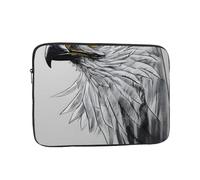 Laptop Protective Sleeve, Durable Shockproof Protective Computer Portable Bag Suitable for MacBook, hp, asus/dell, Lenovo, acer and Other Laptop Inner Sleeves Sketching an Eagle