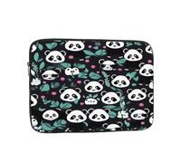 Laptop Protective Sleeve, Durable Shockproof Protective Computer Portable Bag Suitable for MacBook, hp, asus/dell, Lenovo, acer and Other Laptop Inner Sleeves Panda Cute face