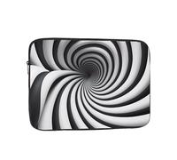 Laptop Protective Sleeve, Durable Shockproof Protective Computer Portable Bag Suitable for MacBook, hp, asus/dell, Lenovo, acer and Other Laptop Inner Sleeves Spiral Optical Illusion GIF