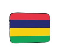 Laptop Protective Sleeve, Durable Shockproof Protective Computer Portable Bag Suitable for MacBook, hp, asus/dell, Lenovo, acer and Other Laptop Inner Sleeves Flag of Mauritius