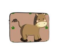 Laptop Protective Sleeve, Durable Shockproof Protective Computer Portable Bag Suitable for MacBook, hp, asus/dell, Lenovo, acer and Other Laptop Inner Sleeves Cartoon Donkey
