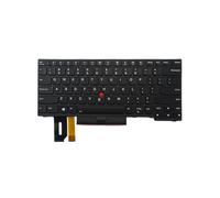 Laptop Replacement Keyboard ， Compatible For Lenovo ， Compatible For ThinkPad ，E480 E485 E490 E495 L380 L390 L480 R480 T480S L490 T490 T495 US/BR/FR/UK/PT/SP(Brazil Non-backlit)