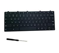 Laptop Replacement Keyboard for Dell Chromebook: 11 3180 3181 3189 3380 Moon2020 Replacement Keyboard Without Backlit US Layout with Screwdriver