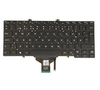 Laptop Replacement Keyboard for Dell Latitude 7400 5400 5401 5410 5411 0V2RM9 Backlit Without Pointer No Frame (DK Danish Dansk ÆØÅ Layout)