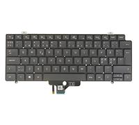 Laptop Replacement Keyboard for Dell Latitude 7410 (2in1) 0MNWVG MNWVG Backlit No Pointer (Nordic Danish Norwegian Swedish Finnish ÆØÅÄÖ Layout)