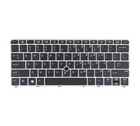 Laptop Replacement Keyboard for HP EliteBook 820 G3 US Version Keyboard with Backlight and Pointing