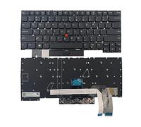 Laptop Replacement US Layout Keyboard for Lenovo Thinkpad T490s T495s SN20R66042 02HM208 02HM280 Black