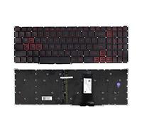 Laptop Replacement US Layout Red Backlit Keyboard for Acer Nitro 5 AN515-54 AN515-54-50AF AN515-54-55YM AN515-54-58YY AN515-54-71FT Black