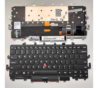 Laptop Replacement US Layout with Backlight with Pointer Keyboard for Lenovo ThinkPad X1 Yoga 1st gen 20FQ 20FR 2016 Black Frame 000PA054 00PA042 NSK-Z80BW SN20H34910 SN20H34951
